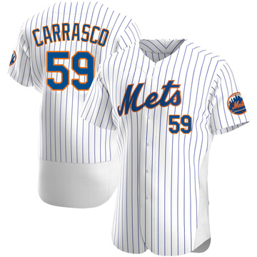Carlos Carrasco Men's Authentic New York Mets White Home Jersey