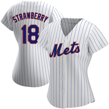 Darryl Strawberry Women's Authentic New York Mets White Home Jersey