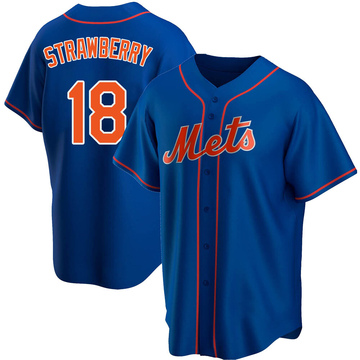Darryl Strawberry Youth Replica New York Mets Royal Alternate Jersey