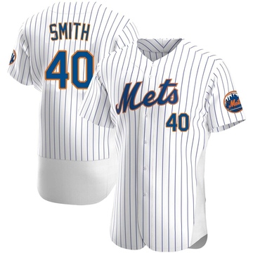 Drew Smith Men's Authentic New York Mets White Home Jersey