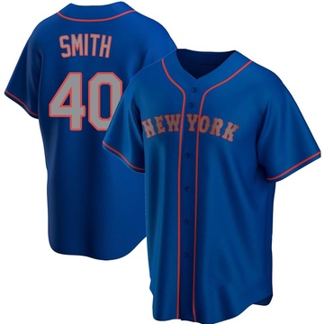 Drew Smith Men's Replica New York Mets Royal Alternate Road Jersey