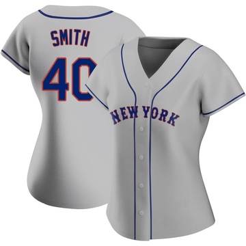 Drew Smith Women's Replica New York Mets Gray Road Jersey