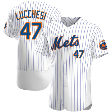 Joey Lucchesi Men's Authentic New York Mets White Home Jersey