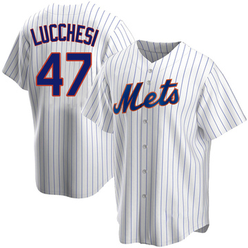 Joey Lucchesi Men's Replica New York Mets White Home Jersey